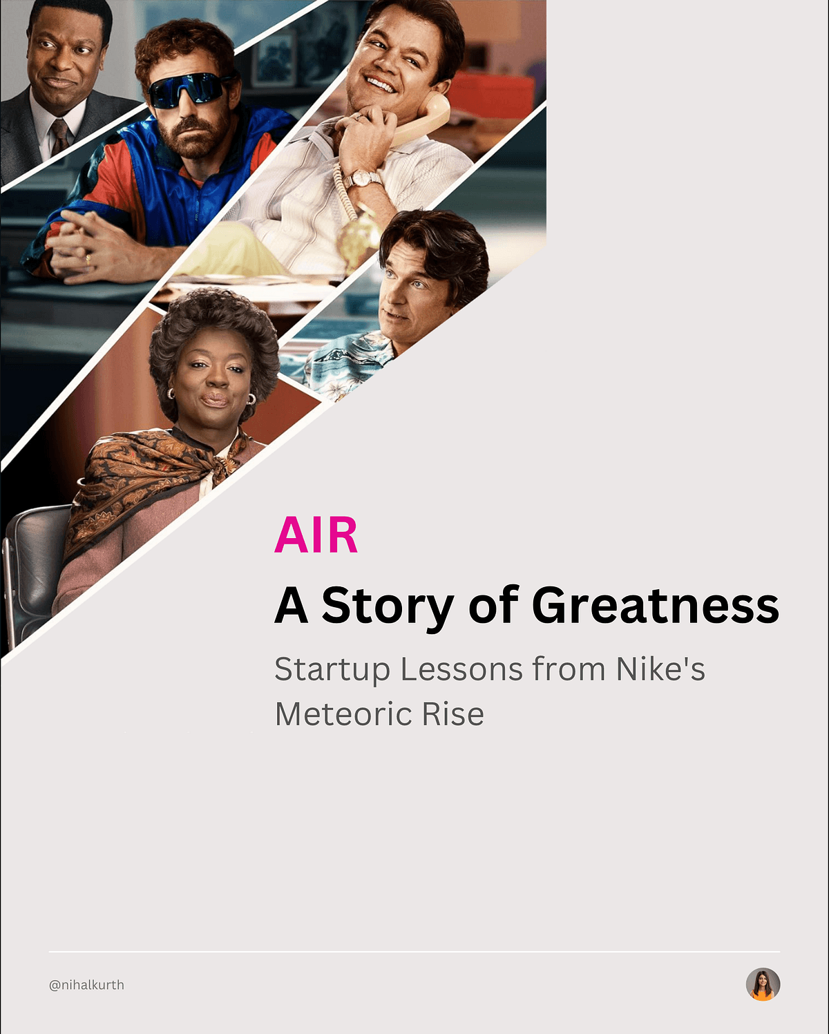 What can founders learn from the movie AIR?